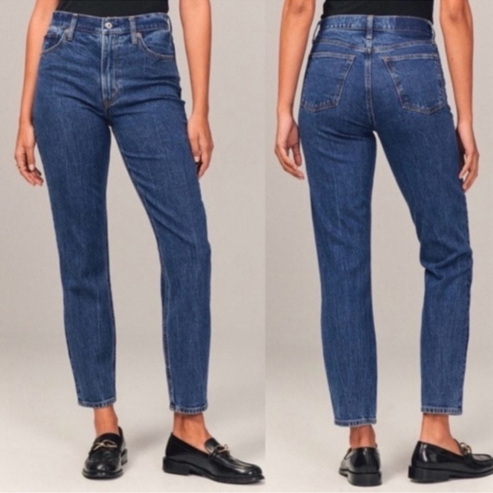 Abercrombie & Fitch high rise Mom Jean